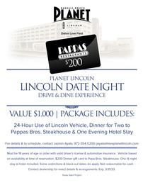 Date Night, Drive & Dine Experience 202//261